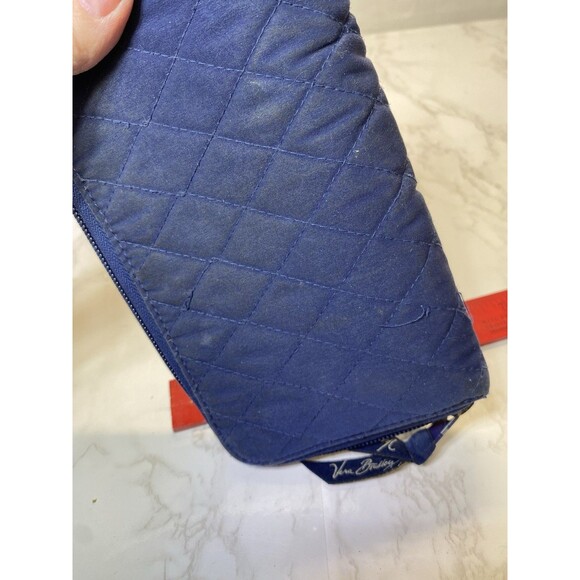 Vera Bradley Royal Blue Zip-Around Accordion Wallet - Picture 6 of 6